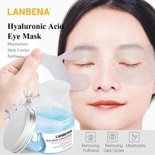 Load image into Gallery viewer, LANBENA Anti Aging Retinol Eye Mask Hyaluronic Acid Eye Patches Reduces Dark Circles Bags Eye Lines Wrinkles Nourish Firming